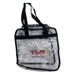 LEED'S Super Bowl LVI Clear Stadium Tote Bag Los Angeles Rams Cincinnati Bengals